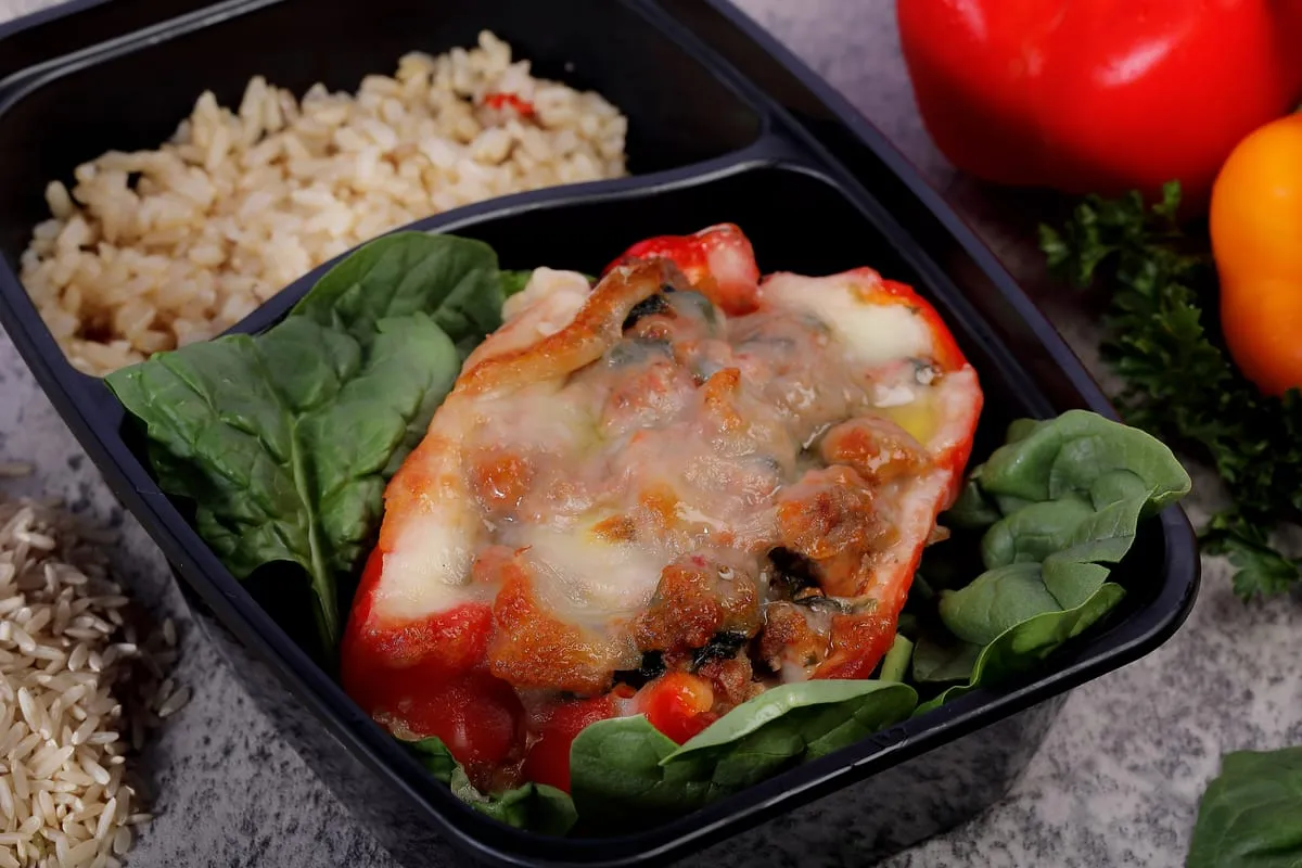 Pimiento Relleno de Pavo